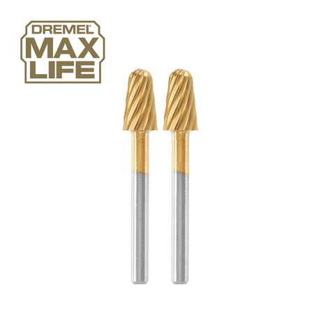 Dremel 117HP Max Life 1/4" (6.4mm) High Performance Rotary Carving Bit 2-Pack