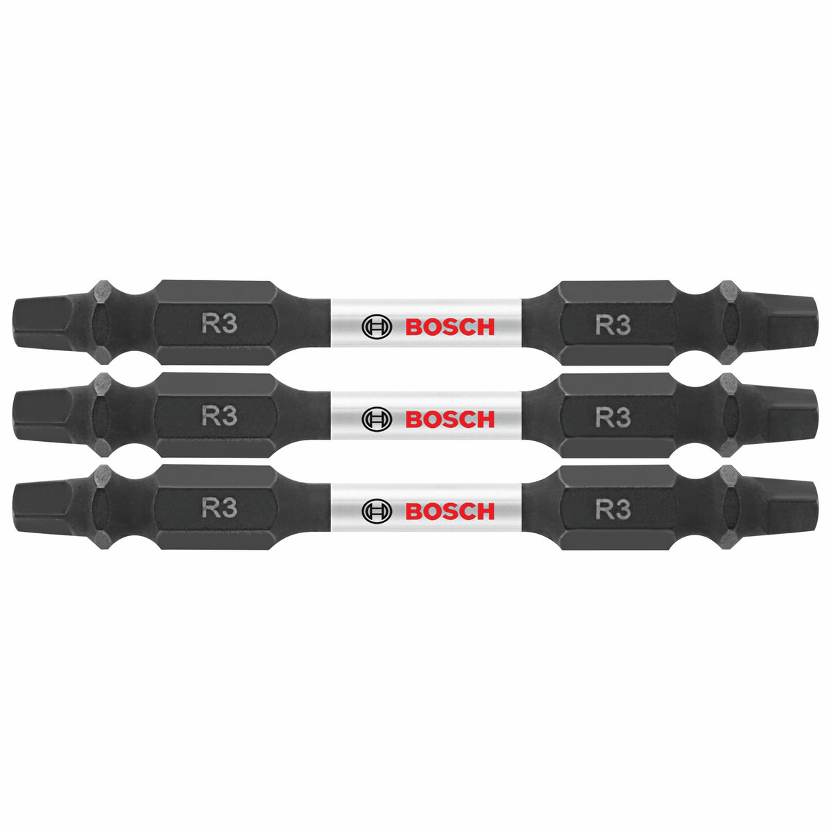 Bosch ITDESQ32503 3 pc. Impact Tough™ 2.5 In. Square #3 Double-Ended Bits