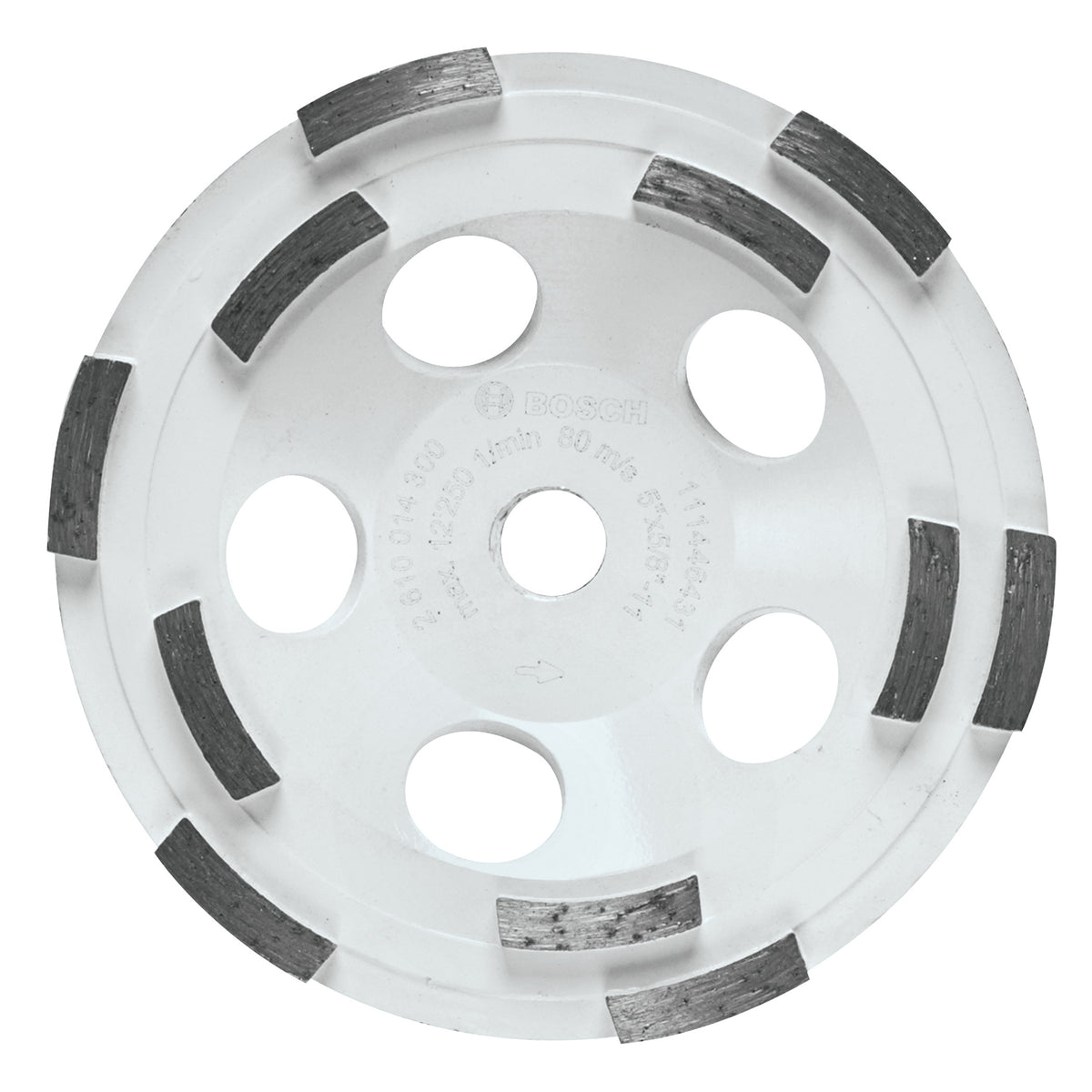 Bosch DCDR0502 5 In. Double Row Segmented Diamond Cup Wheel