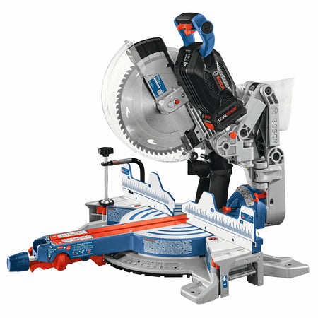 Bosch GCM18V-12GDCN14 PROFACTOR™ 18V 12 In. Dual-Bevel Glide Miter Saw Kit with (1) CORE18V® 8 Ah High Power Battery