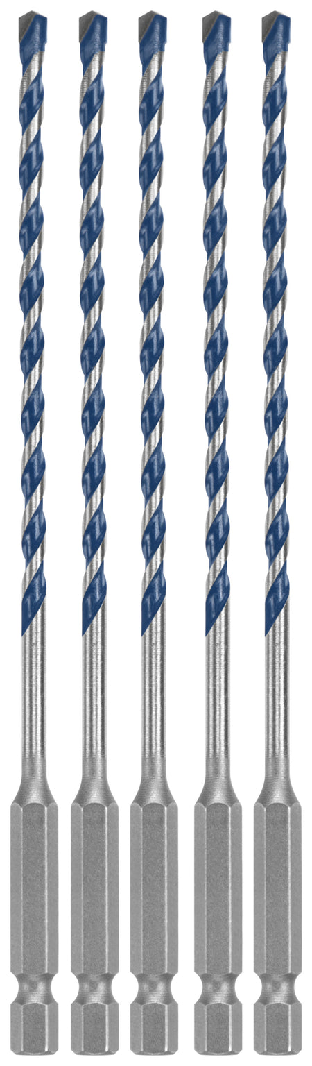 Bosch BXH025 5 pc. 5/32 In. x 6 In. Blue Xtreme™ Carbide Hammer Drill Bit
