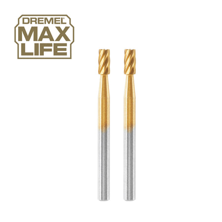 Dremel 194HP 1/8 In. Cylinder Shape High Performance Rotary Carving Bit 2-Pack