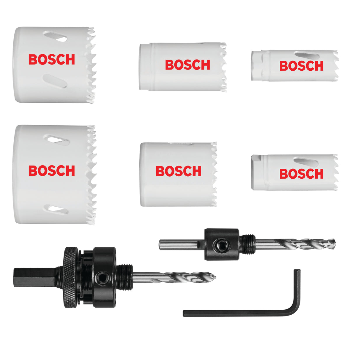Bosch HSBIM9 9 pc. General-Purpose Bi-Metal Hole Saw Kit