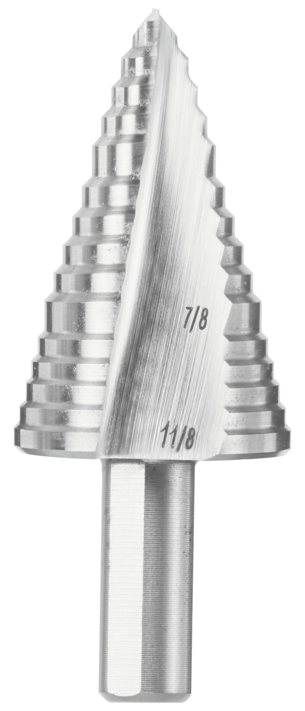 Bosch SDC4 1/4 In. to 7/8 In. High-Speed Steel Turbo Step Drill Bit