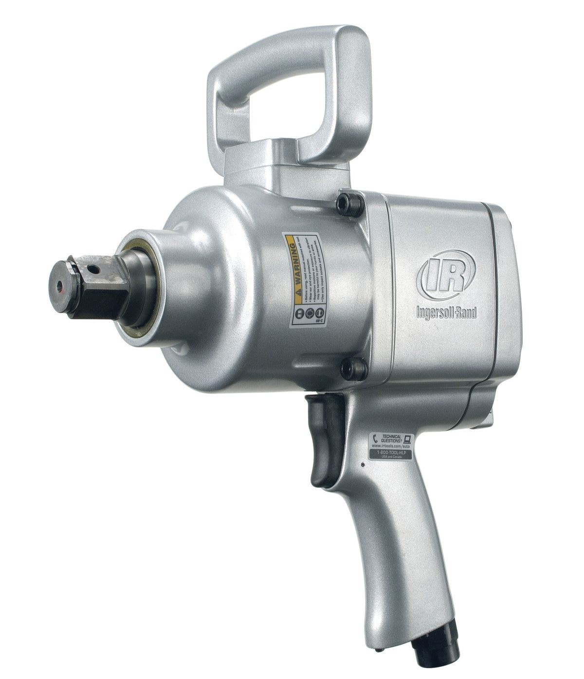 Ingersoll Rand 1" Air Impact Wrench, 1475 ft-lb Torque, Friction Ring-Thru-hole Retainer, Pistol – 295A – view 3