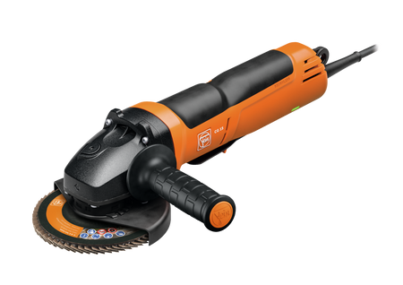 FEIN CG 15-125 BLP Inox 5" Brushless Compact Angle Grinder for Stainless, Paddle (Dead-Man) Switch, 120V