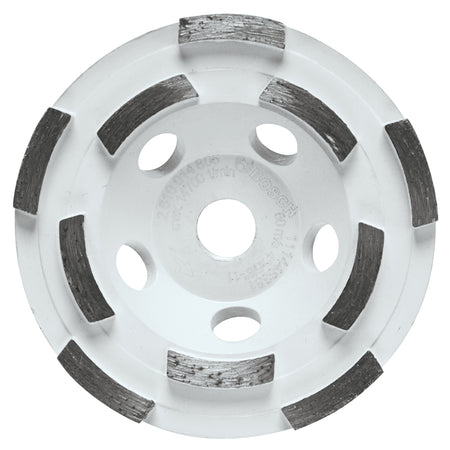 Bosch DCDR0402 4 In. Double Row Hubbed Diamond Cup Wheel