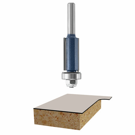Bosch 85210M 1/16 In. Carbide Tipped 2-Flute Overhang Cutoff Bit