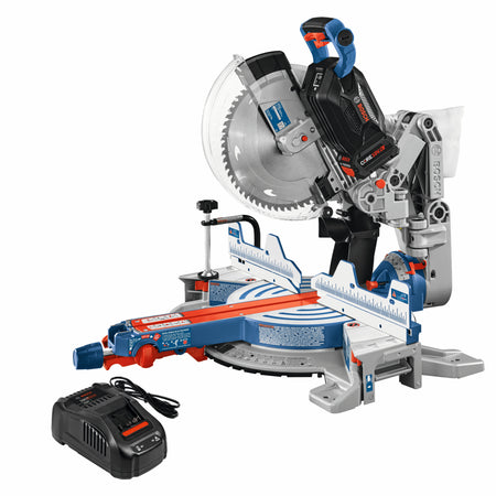 Bosch GCM18V-12GDCN14 PROFACTOR™ 18V 12 In. Dual-Bevel Glide Miter Saw Kit with (1) CORE18V® 8 Ah High Power Battery