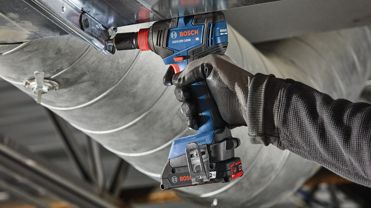 Bosch GXL18V-240B22 18V 2-Tool Combo Kit with 1/2 In. Hammer Drill/Driver, Two-In-One 1/4 In. and 1/2 In. Bit/Socket Imp