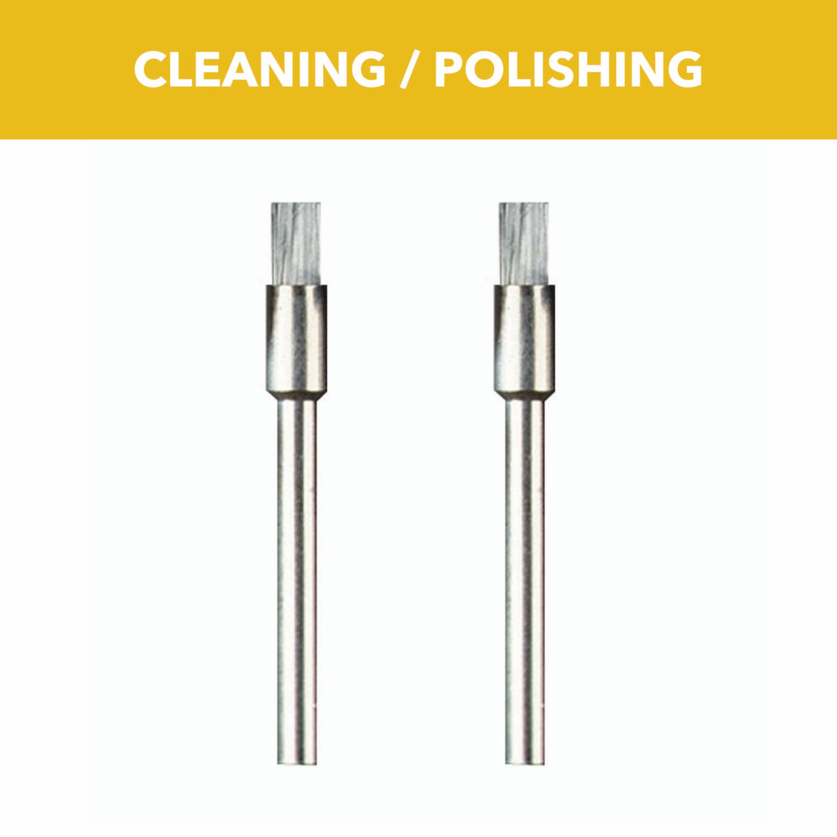 Dremel 443-02 1/8 In. Carbon Steel Brushes