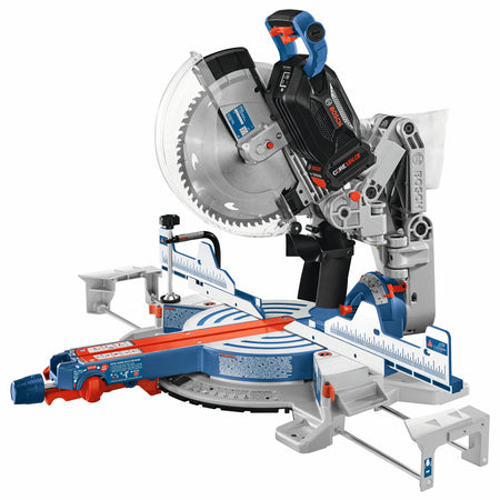 Bosch GCM18V-12GDCN14 PROFACTOR™ 18V 12 In. Dual-Bevel Glide Miter Saw Kit with (1) CORE18V® 8 Ah High Power Battery
