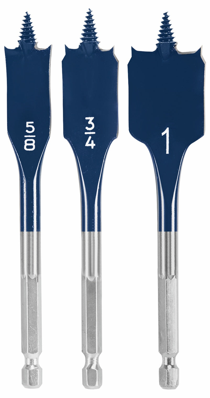 Bosch DSBS5003 3 pc. Daredevil® Stubby Length Spade Bit Set