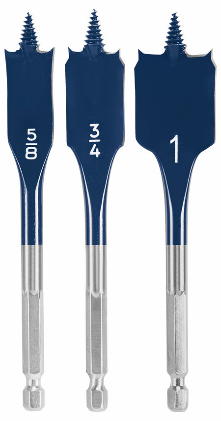 Bosch DSBS5003 3 pc. Daredevil® Stubby Length Spade Bit Set