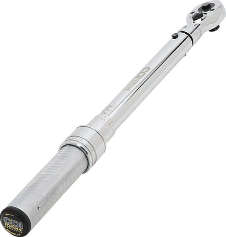 CDI Torque 802MFRFMHSS 3/8" Drive Micrometer Adjustable Torque Wrench, Flex Head (10-80 ft-lb)