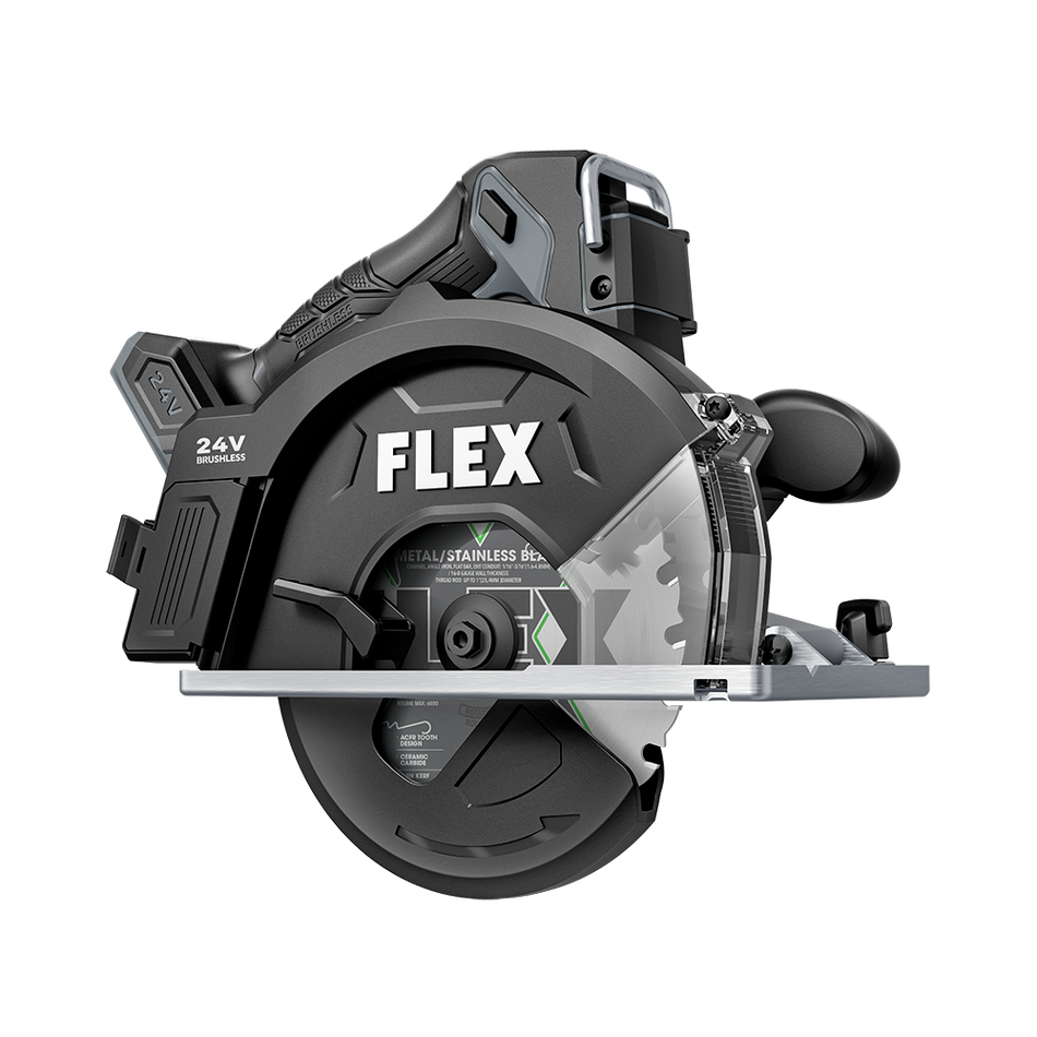 FLEX FX2461-Z 24V 5-7/8” Metal Cutting Circular Saw - Bare Tool