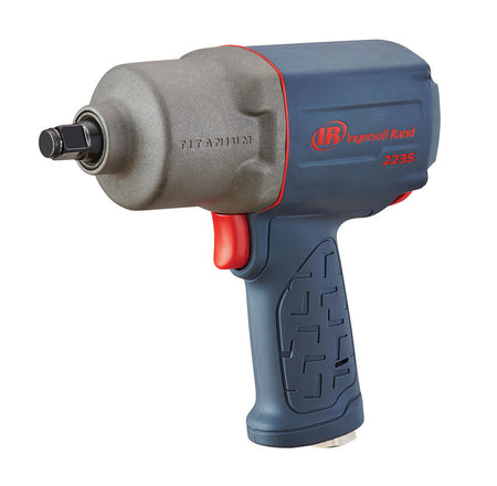 Ingersoll Rand 1/2" Air Impact Wrench, 1350 ft-lb Torque, Titanium Hammercase, Friction Ring Retainer, Pistol