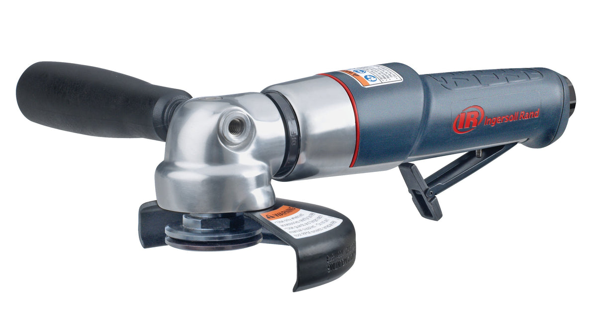 Ingersoll Rand Air Angle Grinder/Cut-off Tool, 4.5" Wheel, 12,000 RPM, 0.88 HP, 5/8"-11 Thread, Rear Exhaust – view 3
