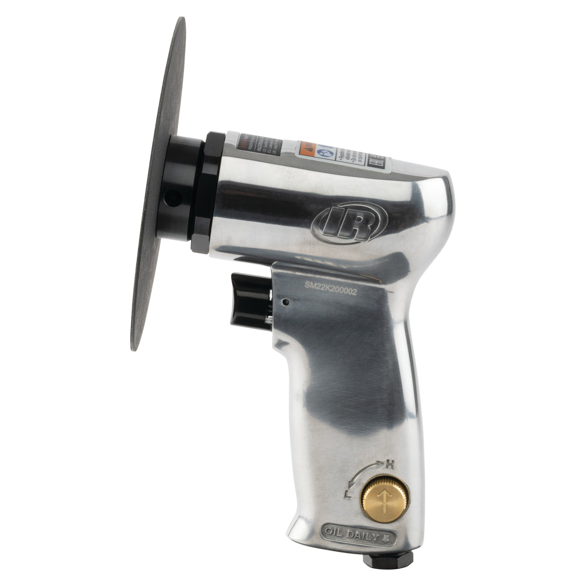 Ingersoll Rand Air Sander, 3" & 5" Fiber Pad, 18,000 RPM, 0.45 HP, Front Exhaust – 317-B – view 4