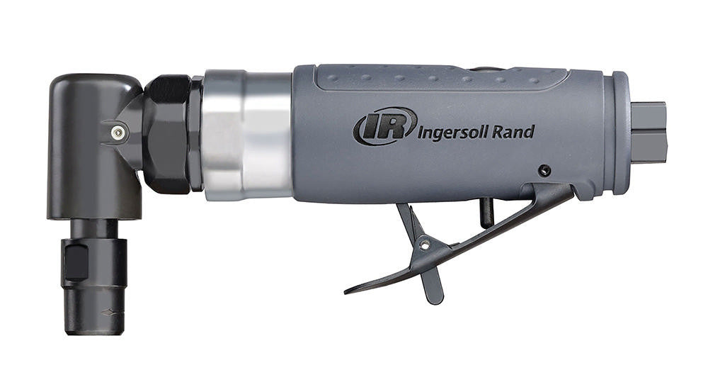 Ingersoll Rand Angle Air Die Grinder 2" & 3" Pad Kit, 20,000 RPM, 0.33 HP, 1/4" Collet, Rear Exhaust – 302BK – view 3