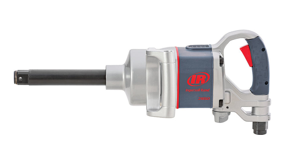 Ingersoll Rand 1" Air Impact Wrench, 6" Ext Anvil, 2100 ft-lb Torque, D-handle Inside Trigger – 2850MAX-6 – view 2