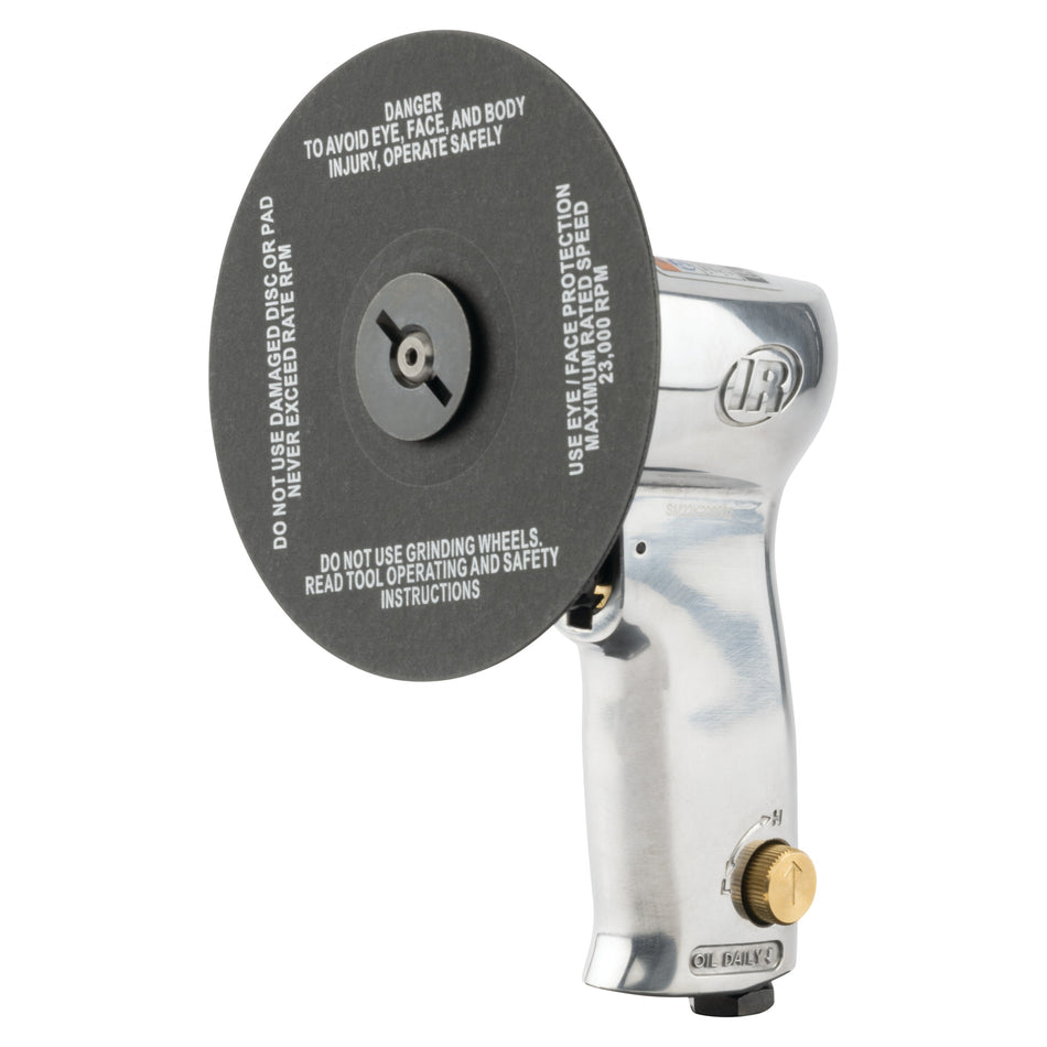 Ingersoll Rand Air Sander, 3" & 5" Fiber Pad, 18,000 RPM, 0.45 HP, Front Exhaust – 317-B