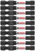 Bosch ITT402B 10 pc. Impact Tough™ 2 In. Torx® #40 Power Bits (Bulk Pack)