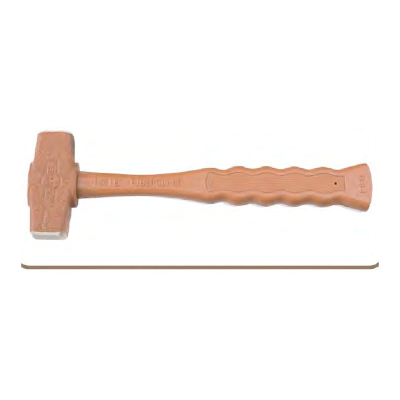 Lixie Silicon Bronze Square Nose Hammer, Fiberglass Handle - Silicon Bronze