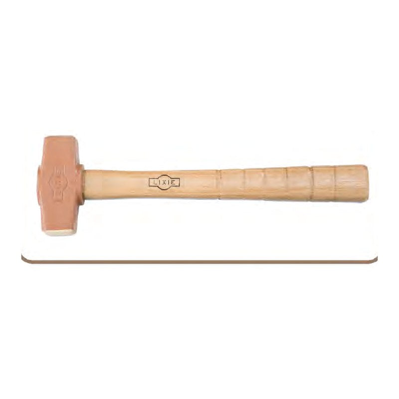 Lixie Silicon Bronze Square Nose Hammer, Hickory Handle - Silicon Bronze
