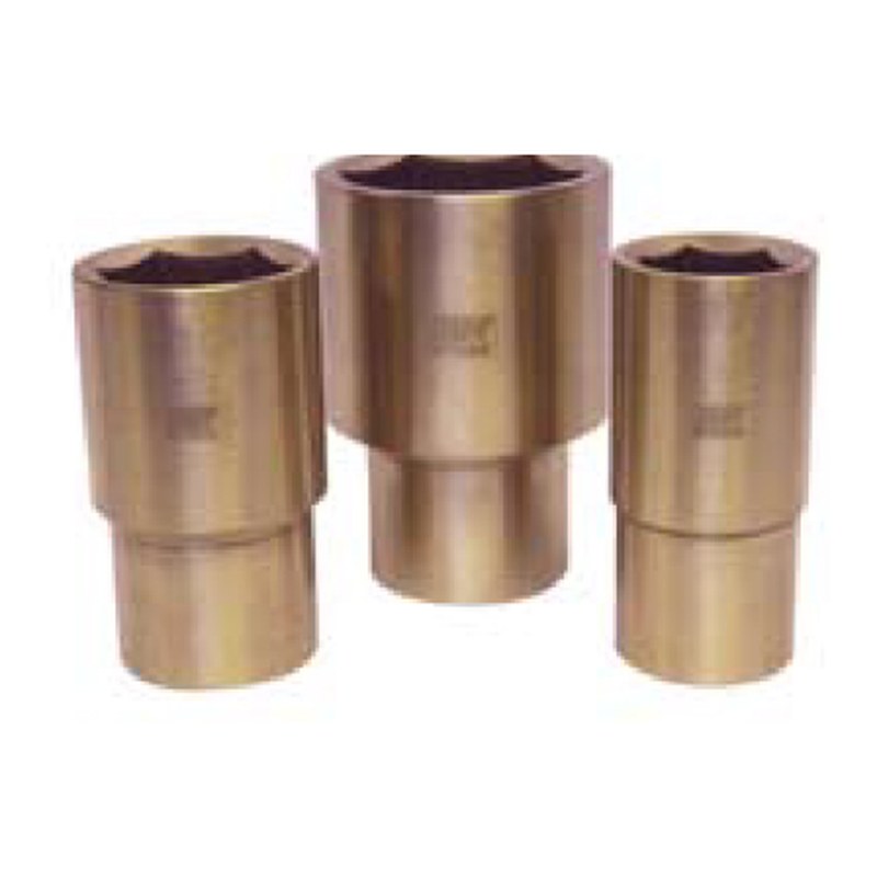 HARDY Non-Sparking 1" Drive Deep Socket, Inch - Aluminum Bronze