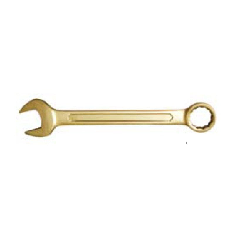 HARDY Non-Sparking Combination Wrench, Offset, Metric (DIN 3113) - Aluminum Bronze