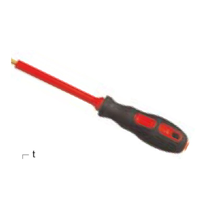 HARDY Non-Sparking Insulated Slotted Screwdriver - Aluminum Bronze