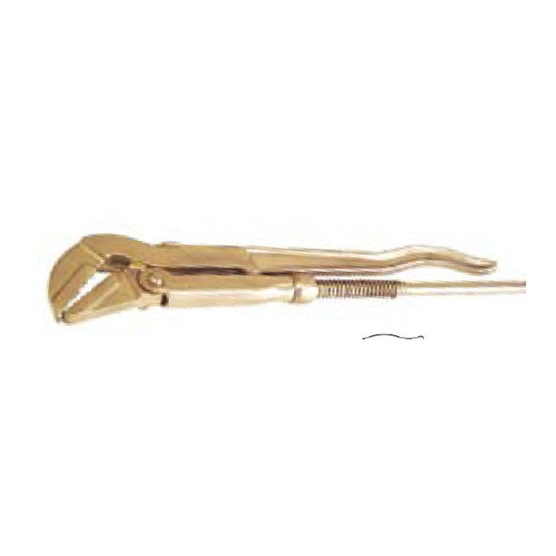 HARDY Non-Sparking Pipe Wrench, Swedish Type - Aluminum Bronze