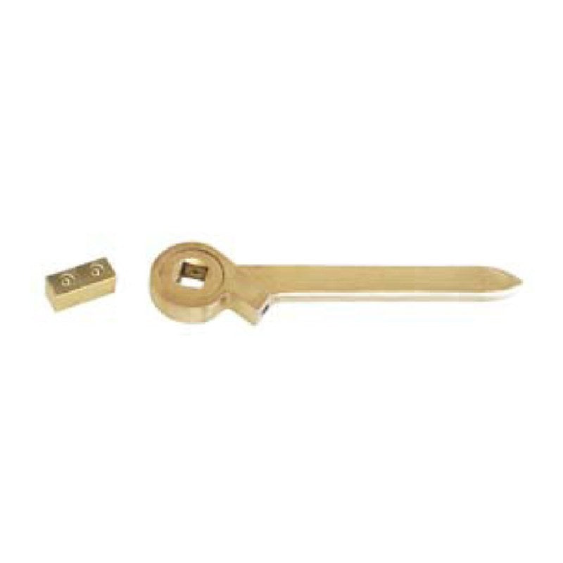 HARDY Non-Sparking Ratchet Wrench, Simple Type - Aluminum Bronze