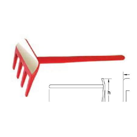 HARDY Non-Sparking Rust Cleaning Rake / Scraper - Aluminum Bronze
