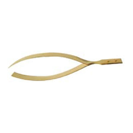 HARDY Non-Sparking Tweezers, Flat Nose - Aluminum Bronze