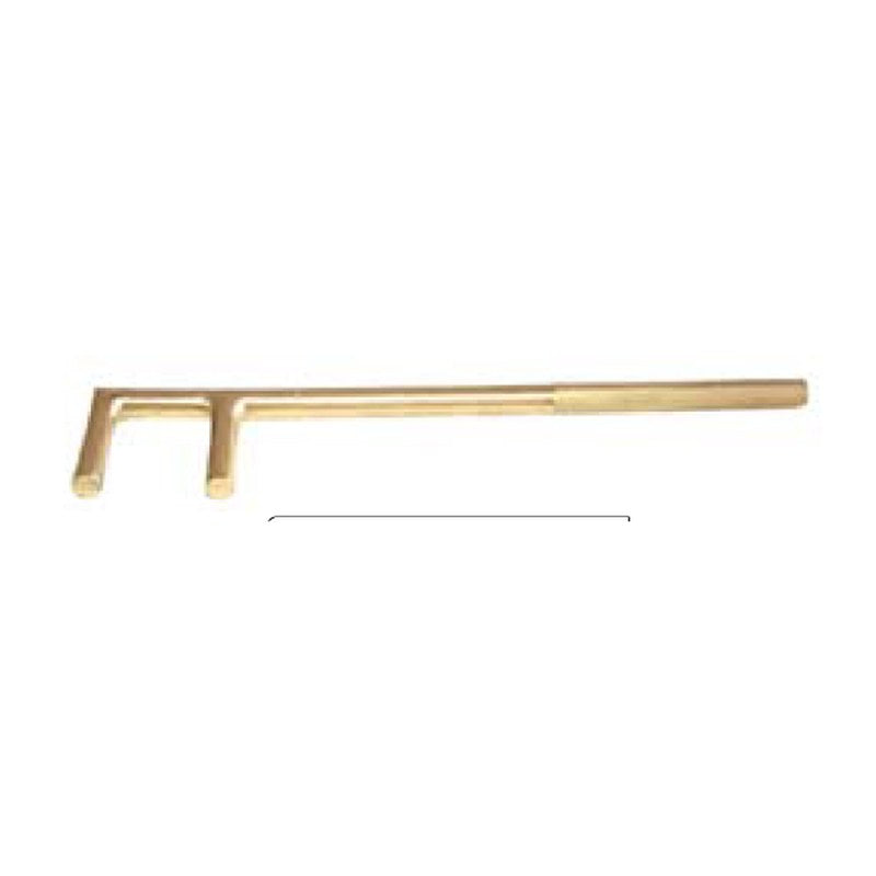 HARDY Non-Sparking Valve Handle Wheel Wrench (F-Wrench) - Aluminum Bronze