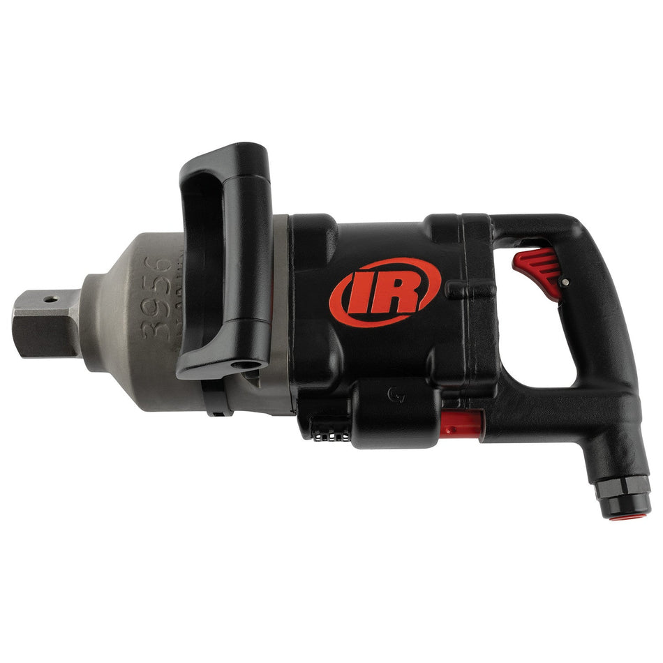Ingersoll Rand 1-1/2" Air Impact Wrench, 5450 ft-lb Torque, Titanium Hammercase, Thru-hole Retainer, D-Handle Inside