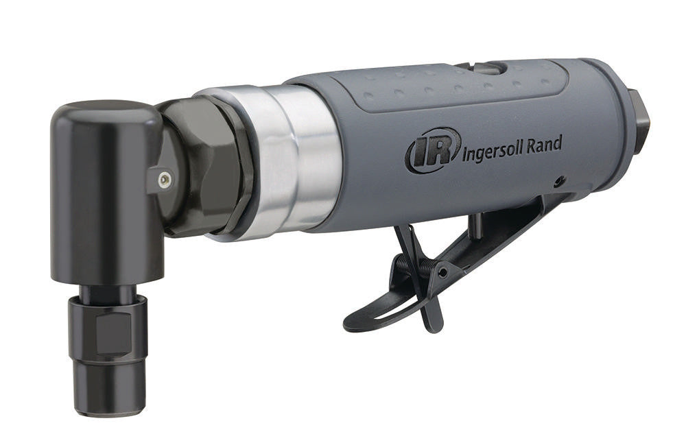 Ingersoll Rand Angle Air Die Grinder 2" & 3" Pad Kit, 20,000 RPM, 0.33 HP, 1/4" Collet, Rear Exhaust – 302BK – view 2