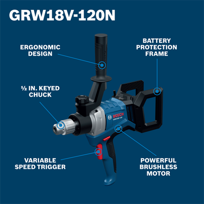 Bosch GRW18V-120N walkaround view