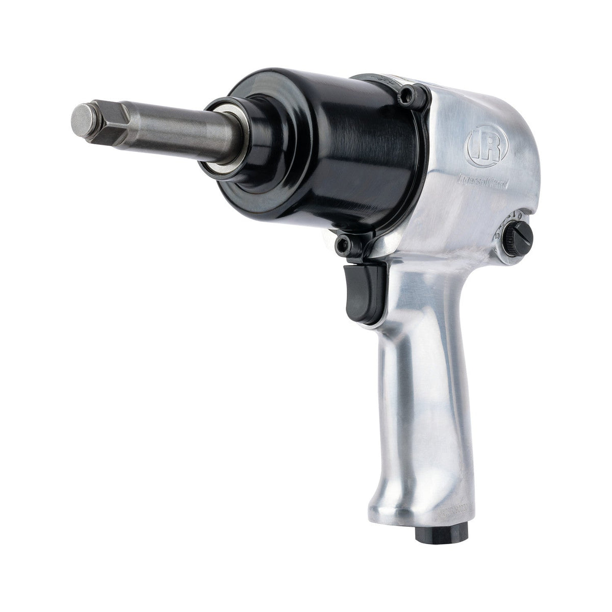 Ingersoll Rand 1/2" Air Impact Wrench, 2" Ext Anvil, Super Duty, 600 ft-lb Torque, Friction Ring Retainer, Pistol