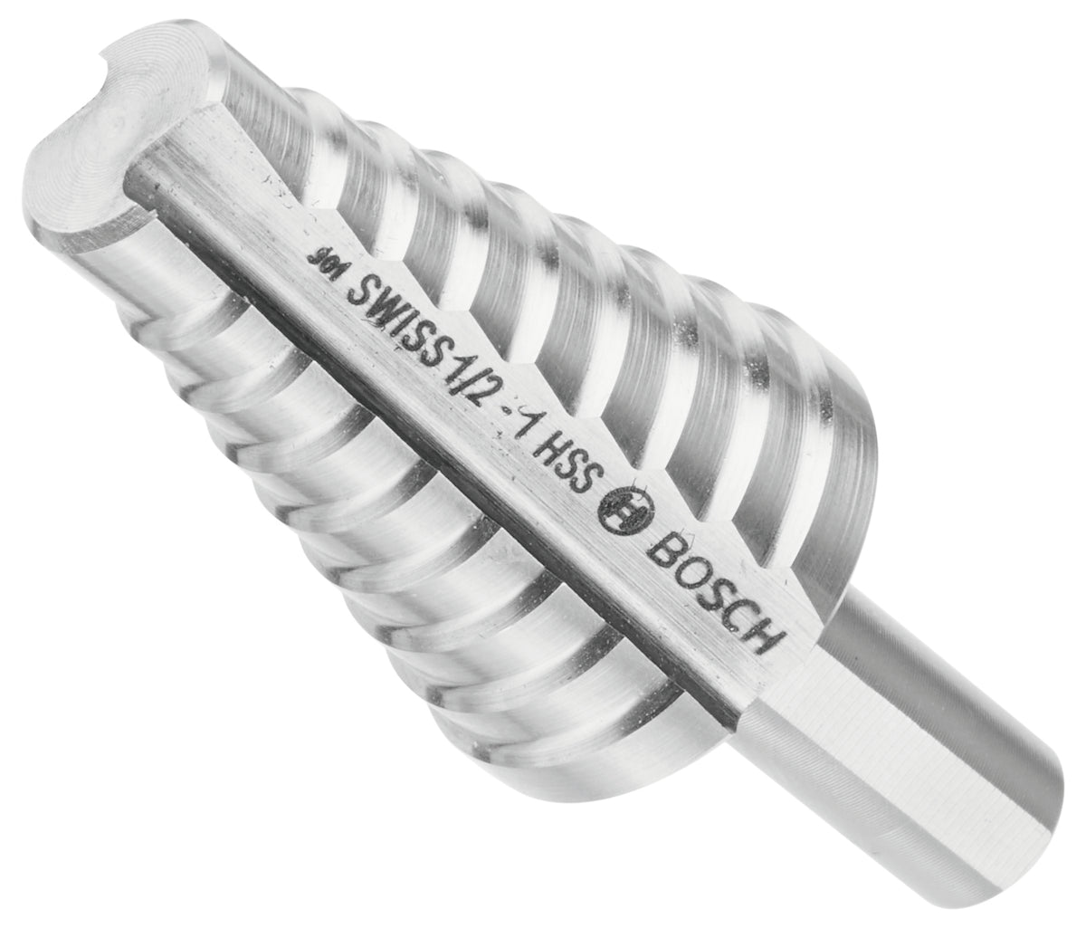 Bosch SDC7 9/16 In. to 1 In. High-Speed Steel Turbo Step Drill Bit