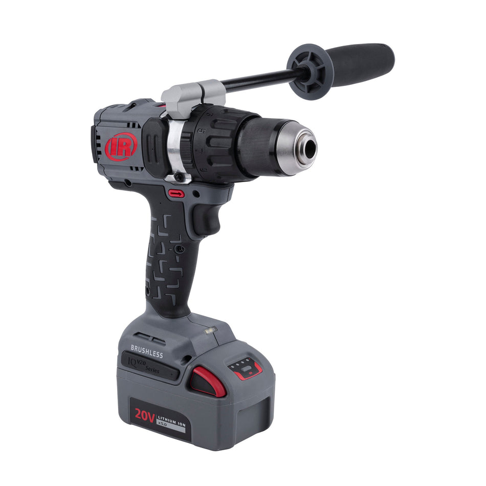 Ingersoll Rand 1/2" 20V Cordless Hammer Drill 2 Battery Kit, 1100 in-lb Torque, Keyless Chuck, Pistol Grip – view 2
