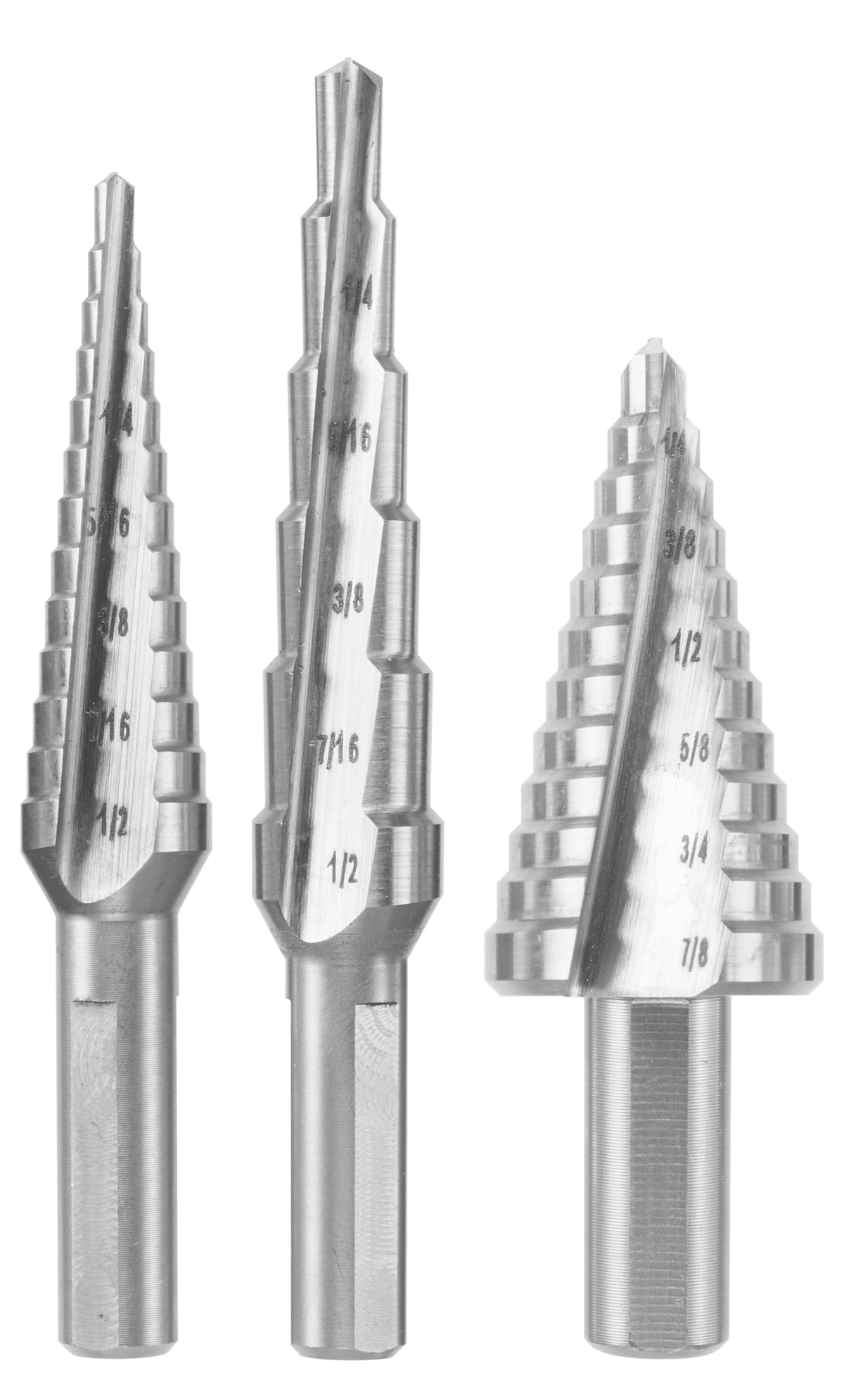 Bosch SDC30 3 pc. High-Speed Steel Turbo Step Drill Bit Set