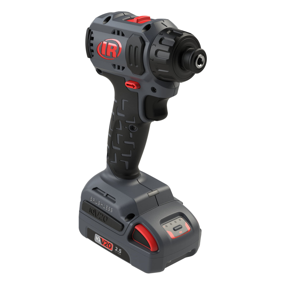 Ingersoll Rand 1/4" Hex 20V Cordless Compact Screwdriver 2 Battery Kit, 450 in-lb Torque, Quick Change Chuck, Pistol – view 2