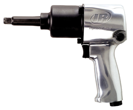 Ingersoll Rand 1/2" Air Impact Wrench, 2" Ext Anvil, Super Duty, 600 ft-lb Torque, Friction Ring Retainer, Pistol – view 2