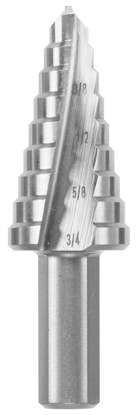 Bosch SDC3 1/4 In. to 3/4 In. High-Speed Steel Turbo Step Drill Bit