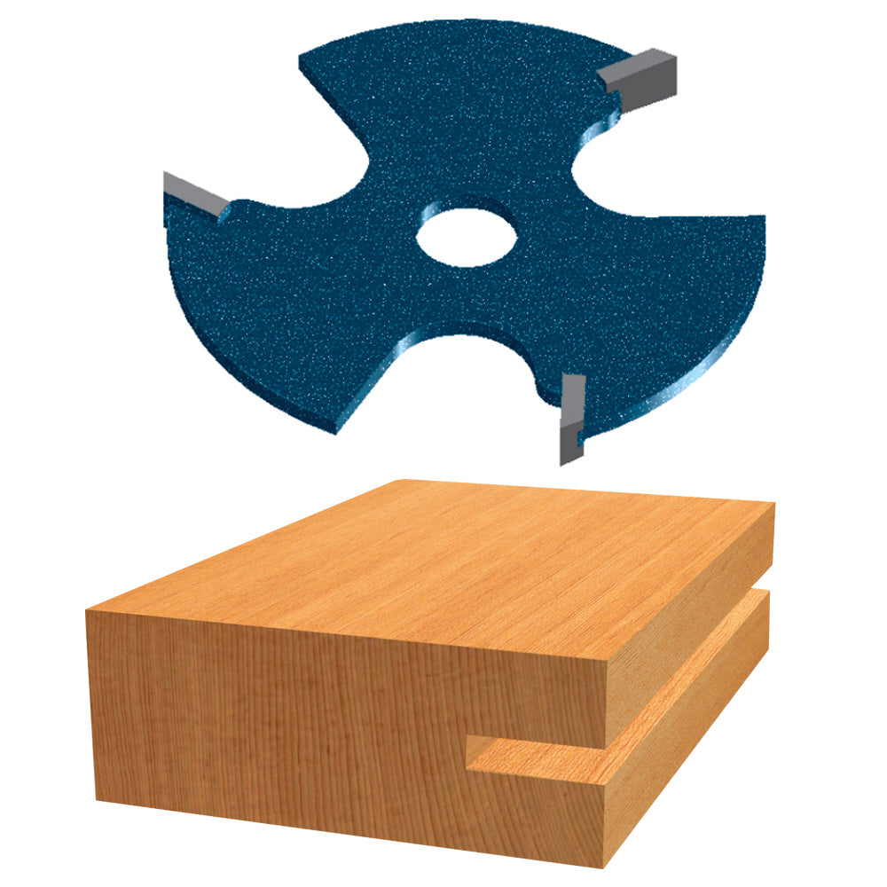 Bosch 85610MC 1-7/8 In. 3-Wing Slotting Cutter