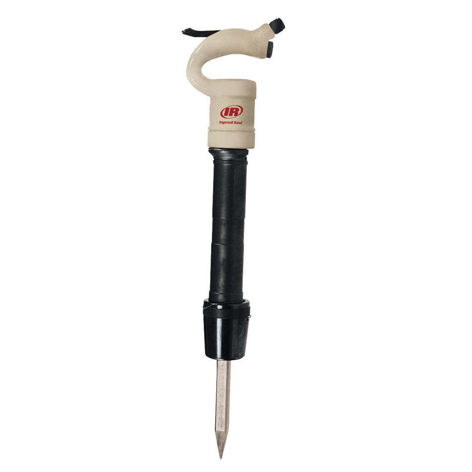 Ingersoll Rand Rivet Buster, 11" Stroke, 650 BPM, Jumbo Shank, Threaded Barrel Lock Clip Retainer, Swan Neck Outside