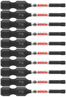 Bosch ITT152B 10 pc. Impact Tough™ 2 In. Torx® #15 Power Bits (Bulk Pack)